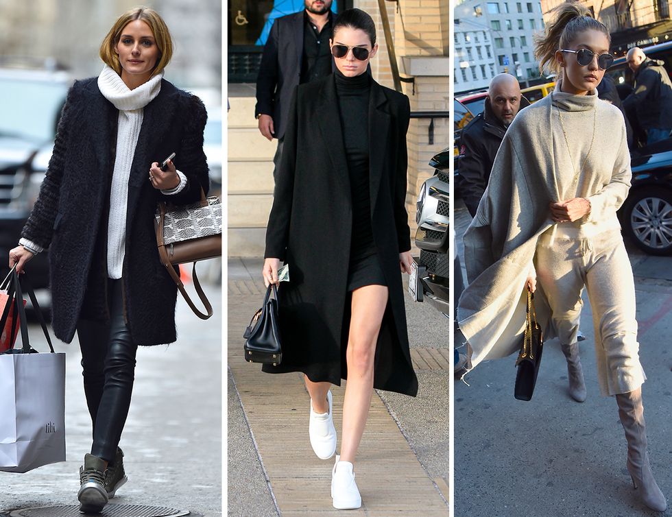 How to wear a roll neck: Olivia Palermo, Kendall Jenner and Gigi Hadid