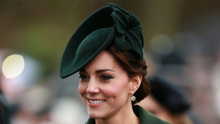 kate middleton goes to church on christmas day