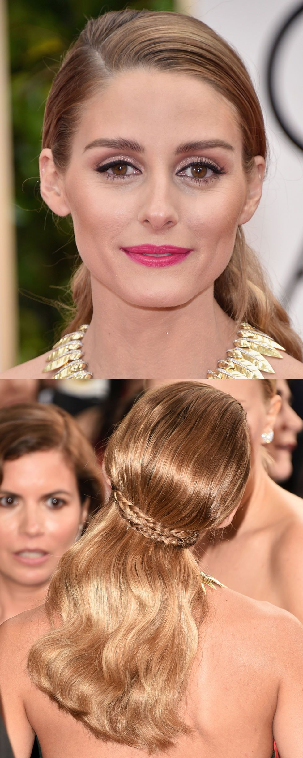 Olivia Palermo - Golden Globes 2016 hair and makeup trends