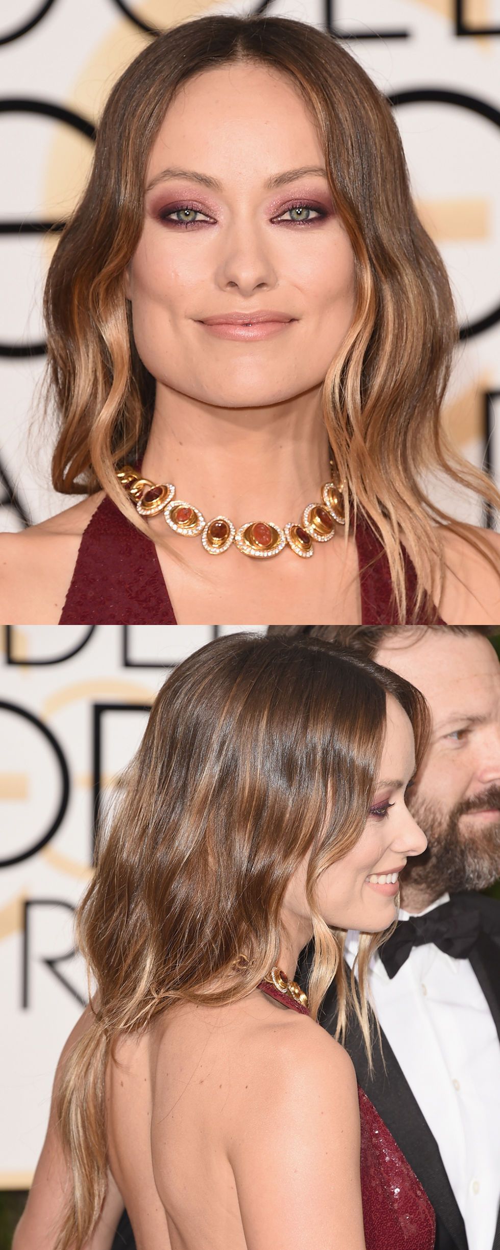 Olivia Wilde  - Golden Globes 2016 hair and makeup trends
