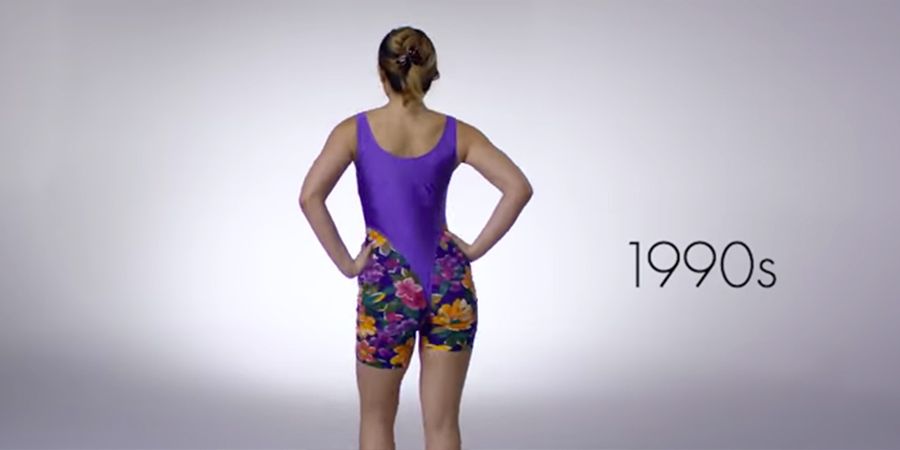 100 years of workout wear