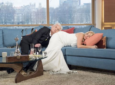 Holly Willoughby and Phillip Schofield were still drunk when they presented This Morning today