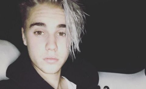 Justin Bieber debuts purple hair with a series of artsy selfies