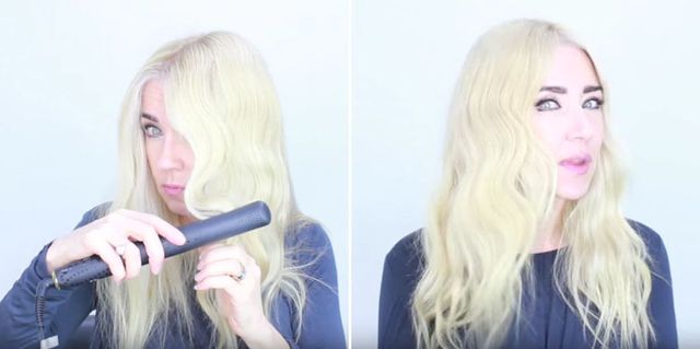 Girls are freaking out over the crazy way this woman uses her straighteners