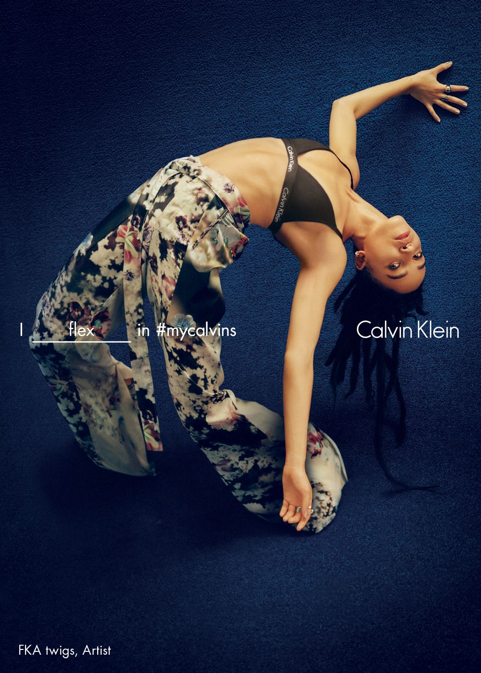 FKA Twigs in #MyCalvins ad campaign