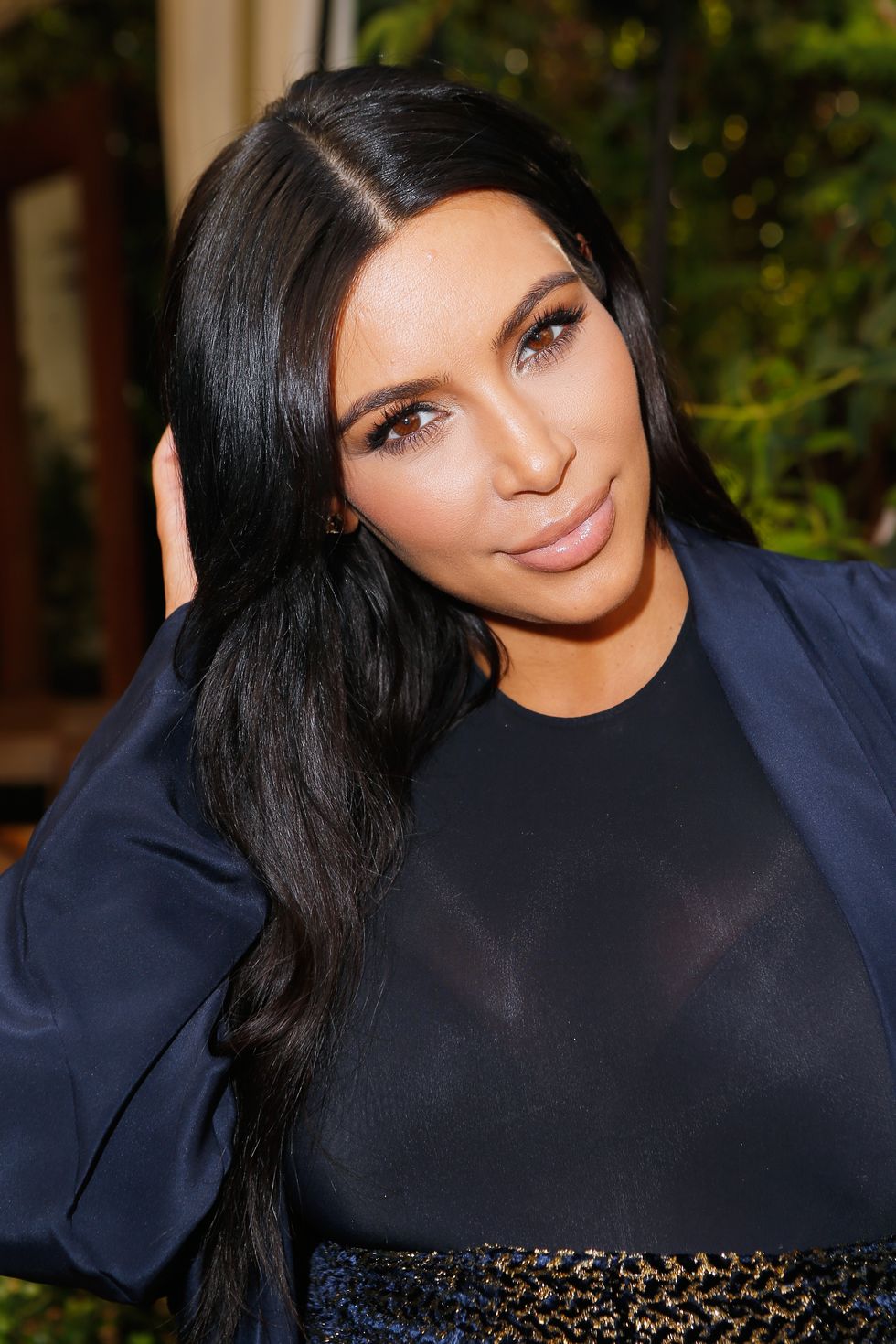 Kim Kardashian attends CFDA/Vogue Fashion Fund Show