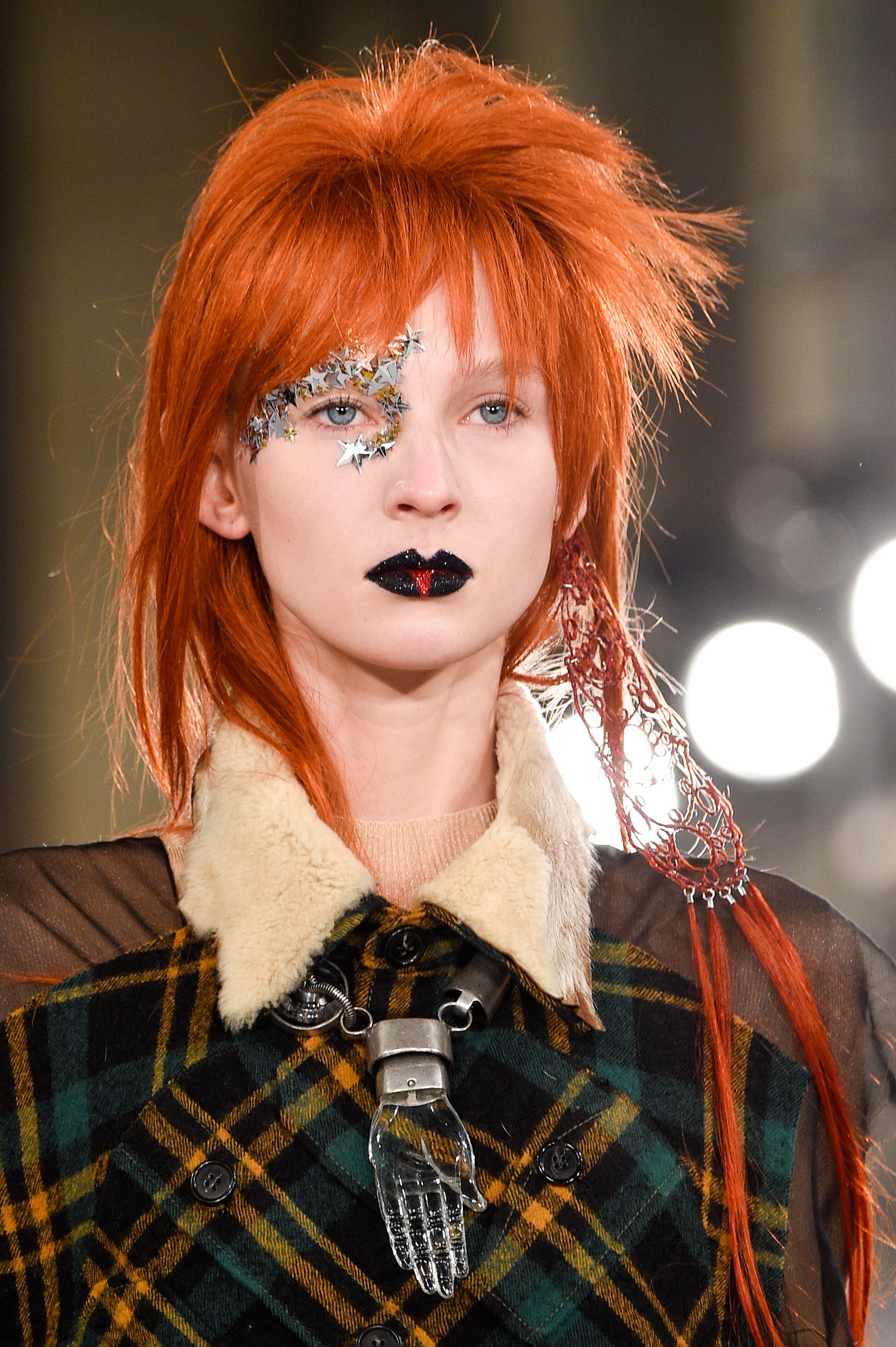 David Bowie beauty inspired the catwalks