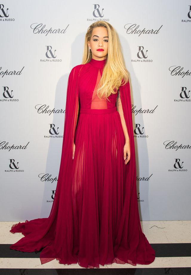 Rita Ora at the Ralph & Russo Fashion Week show