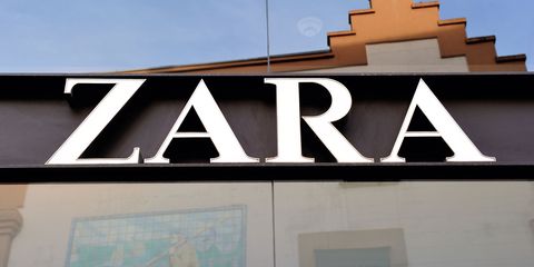 Zara brand sign