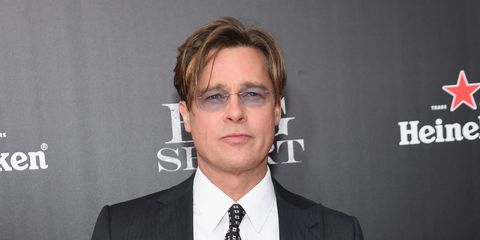 Brad Pitt is now a silver fox and we like it