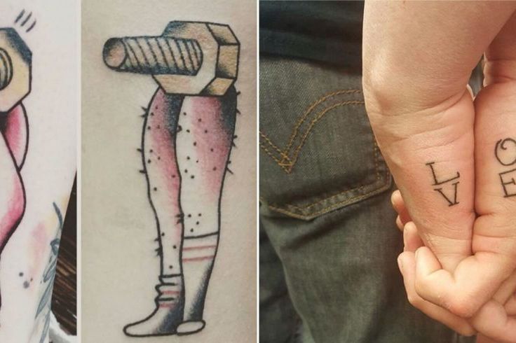11 couples tattoos that are either really committed or sort of insane