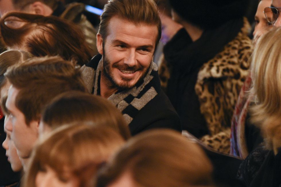 David Beckham at the AW16 Victoria Beckham show