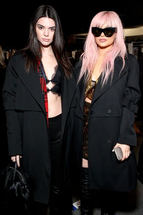 Kendall and Kylie Jenner at New York Fashion Week