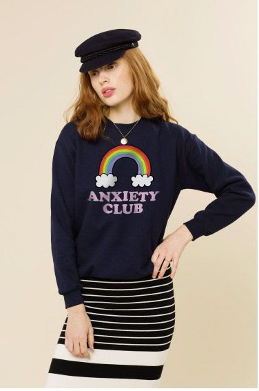 Anxiety Club sweater by Rad