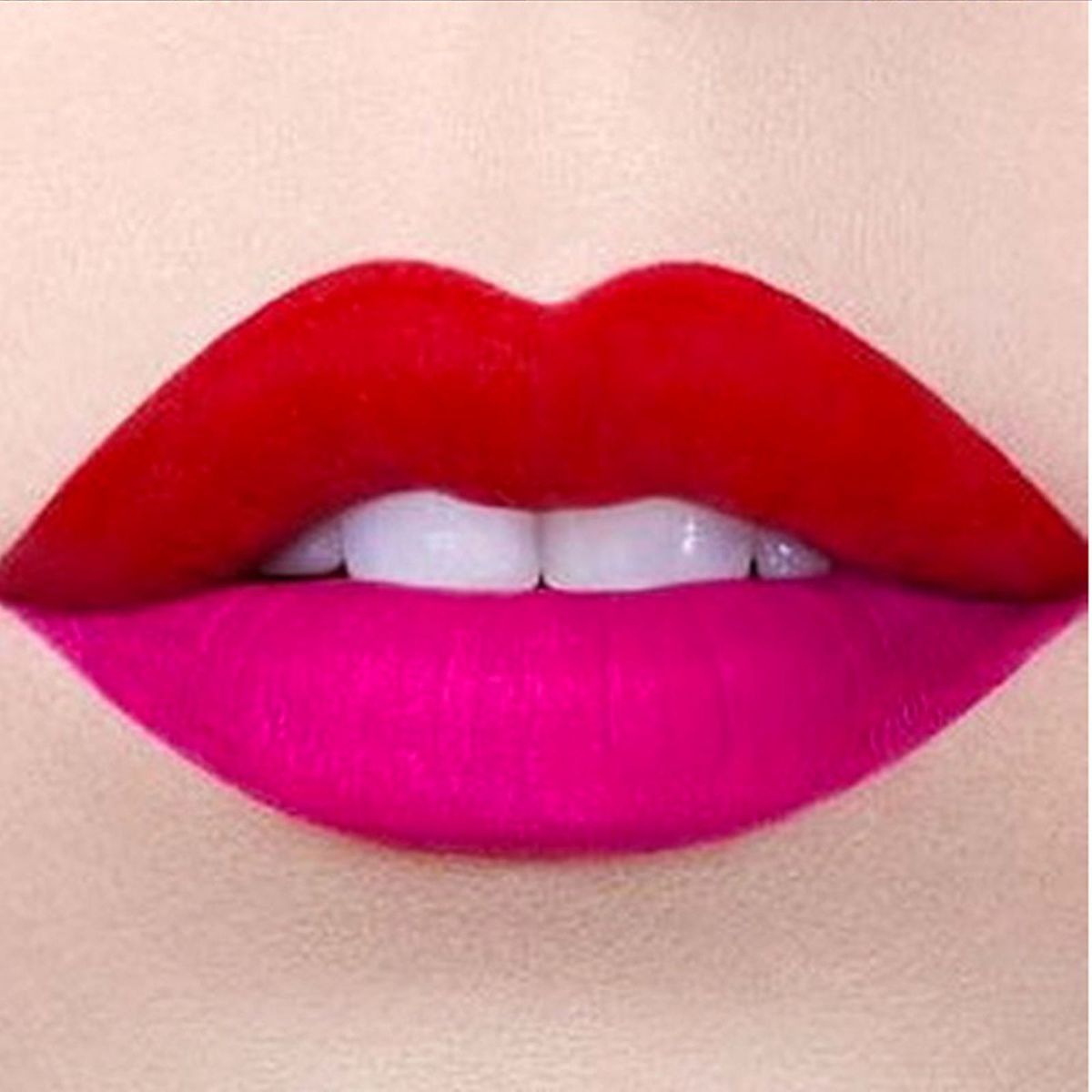 Two-toned lips hottest new trend