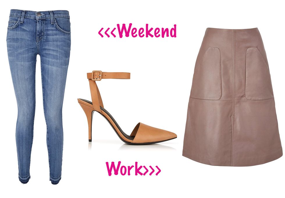 Pointed shoes you can wear on the weekend and to work