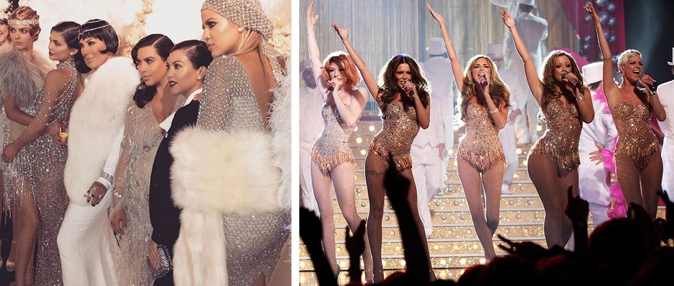 The Kardashians dressed like Girls Aloud