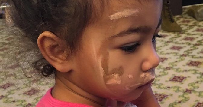 North West Is Already Contouring Her Face