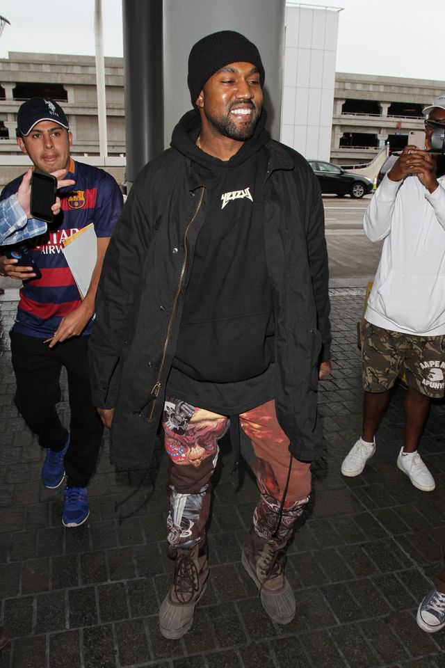 Kanye West out in LA