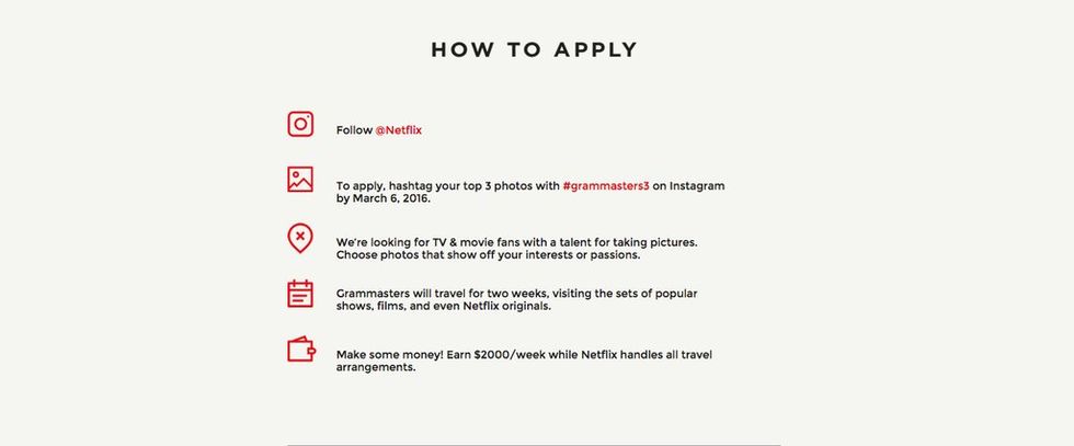 Netflix is advertising the DREAM job