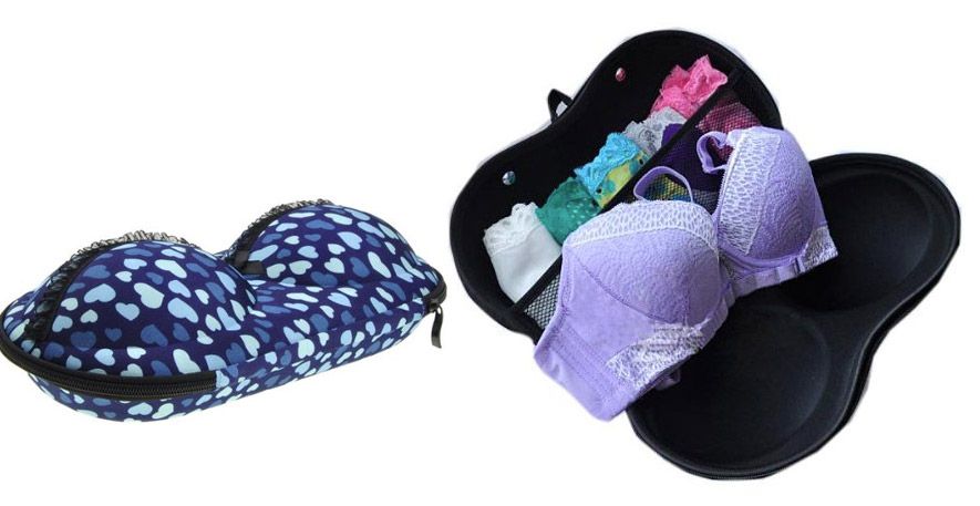 Bra cases to carry lingerie
