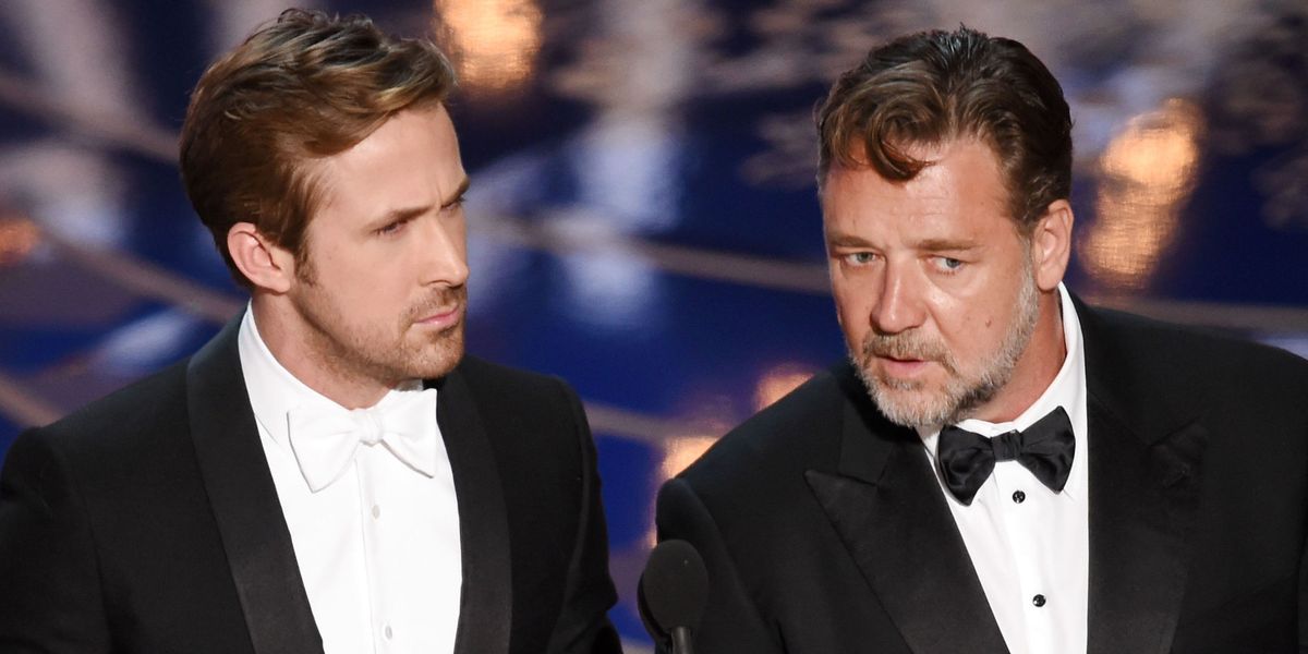 Ryan Gosling and Russell Crowe's Oscars link was LOL