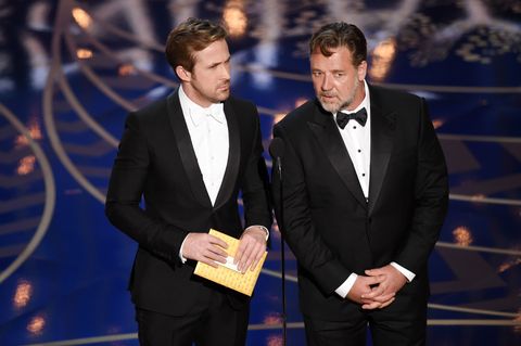Ryan Gosling and Russell Crowe's Oscars link was LOL