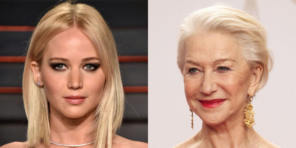 Here's why people think Jennifer Lawrence and Helen Mirren are the same ...