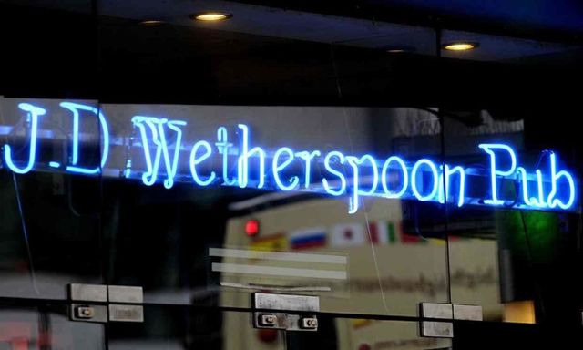 JD Wetherspoon Pub Sign