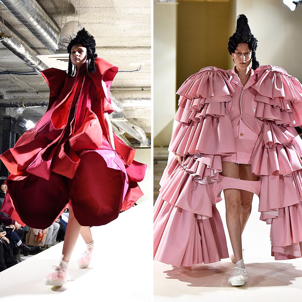 Comme Des Garcon vagina inspired fashion