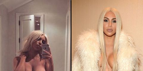 Is Kim Kardashian's naked picture an old photo?