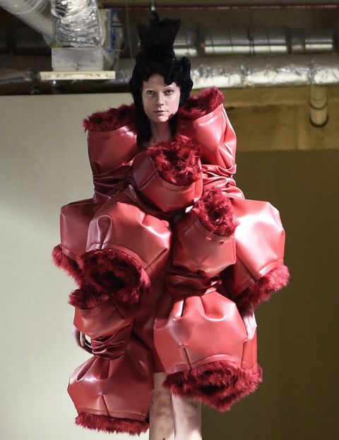 The Comme Des Garcons Paris Fashion Week show featured vagina dresses