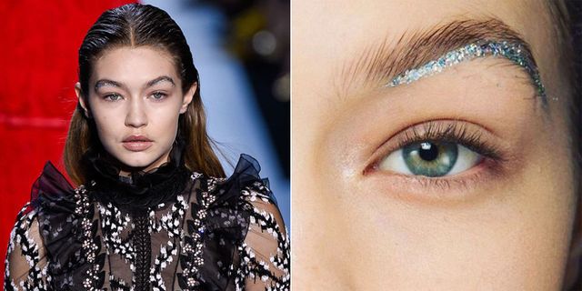 Gigi Hadid's brows had silver linings at Paris Fashion Week