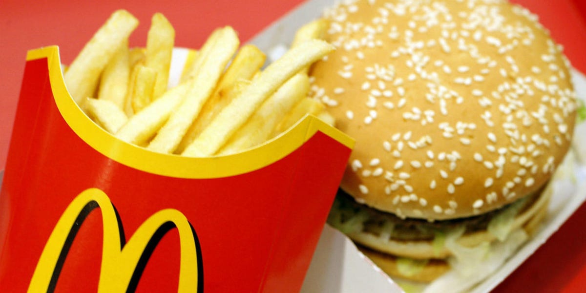 Cheap McDonald's Big Mac and fries deal