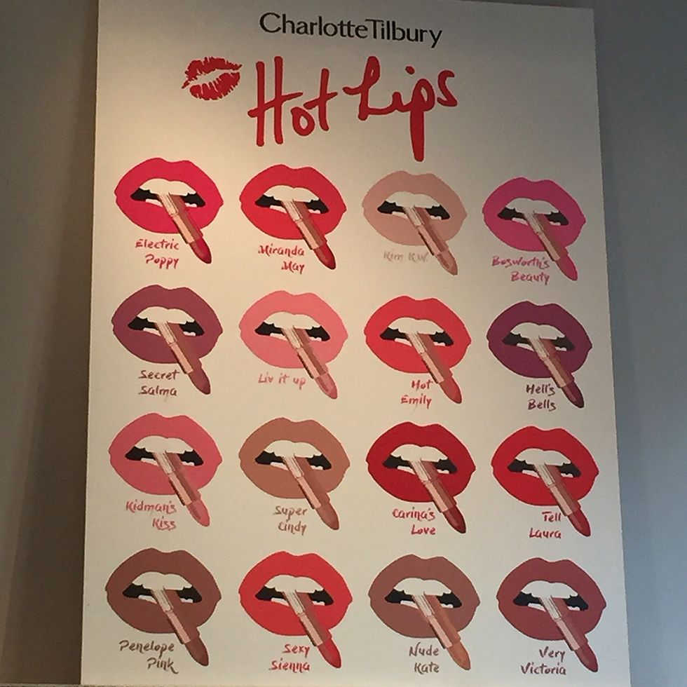 Charlotte Tilbury Hot Lips lipstick collection