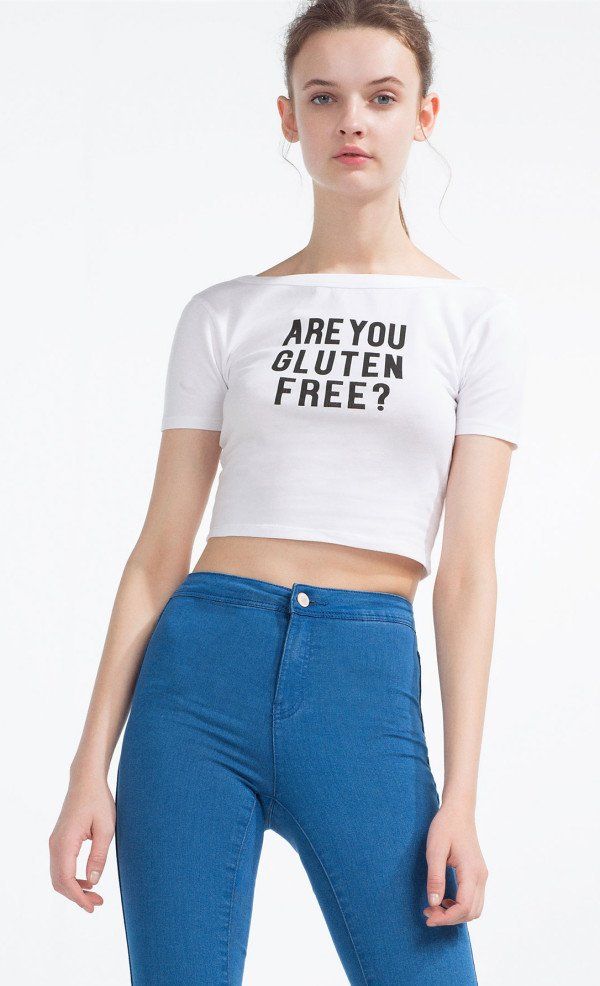 Are you gluten-free T-shirt Zara