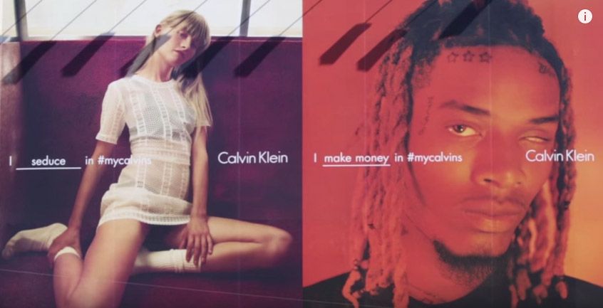 Calvin Klein sexist ad campaign