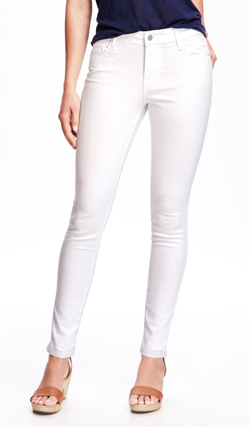 Old Navy stain resistant white jeans