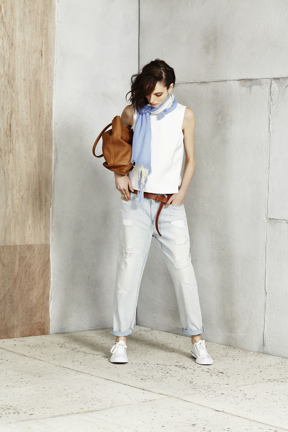 New ways to wear denim for spring: white
