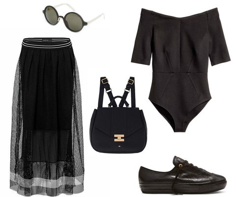 Spring outfit ideas girls who only wear black will love