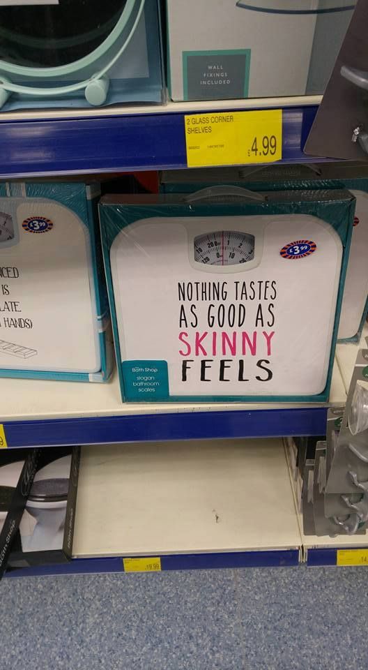 A shop has been criticised for selling these 'pro-anorexia' scales