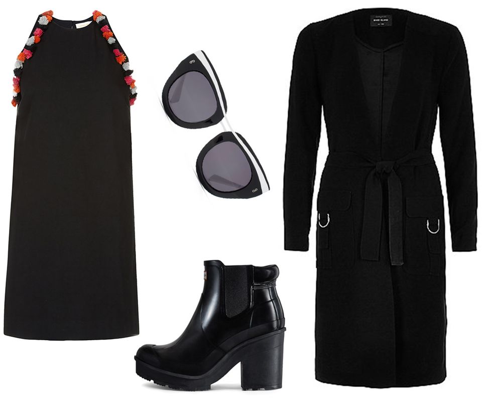 How to wear black in spring