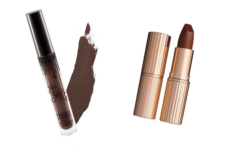 True Brown K dupes Kylie Jenner Lip Kit