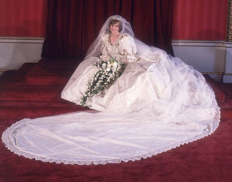 The Most Expensive Wedding Dresses Of All Time Image Getty Images Princess Diana S Wedding Dress
