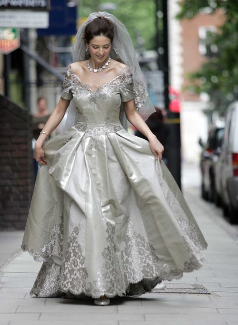 Clothing, Sleeve, Dress, Shoulder, Textile, Gown, Bridal clothing, Formal wear, Wedding dress, Street fashion, 