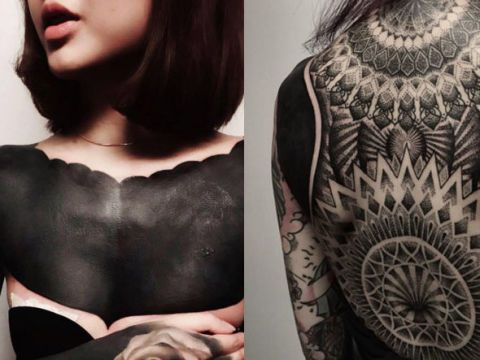Why Blackout Tattoos Are Actually a Really Bad Idea  Teen Vogue