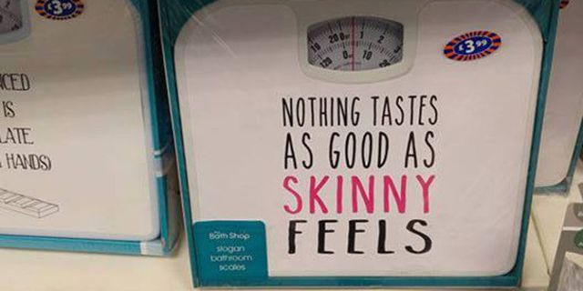 A shop has been criticised for selling these 'pro-anorexia' scales