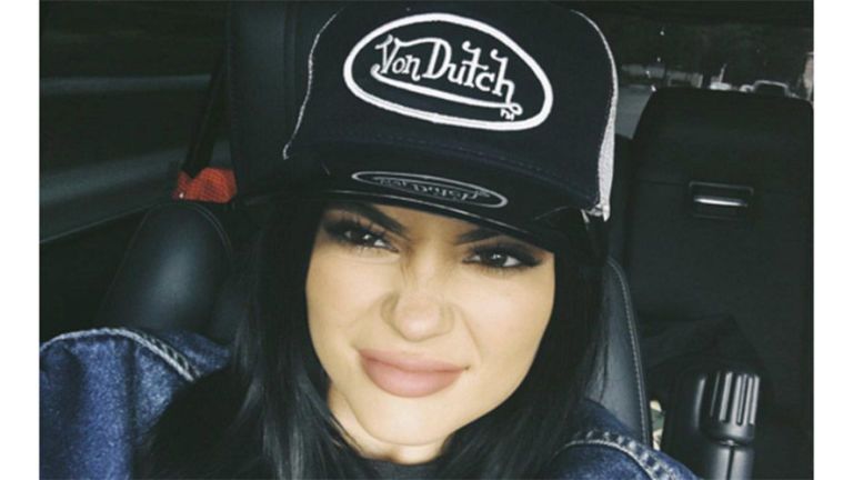 Kylie Jenner Von Dutch cap Instagram