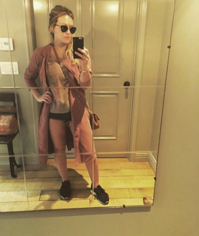 Hilary Duff comes under fire for short shorts on Instagram