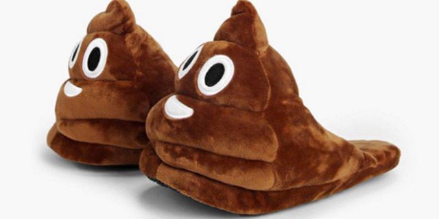 Boohoo emoji slippers